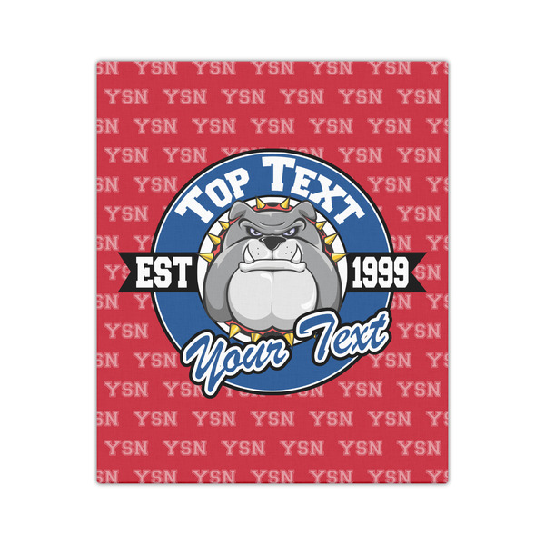 School Mascot 20x24 - Canvas Print - Front View