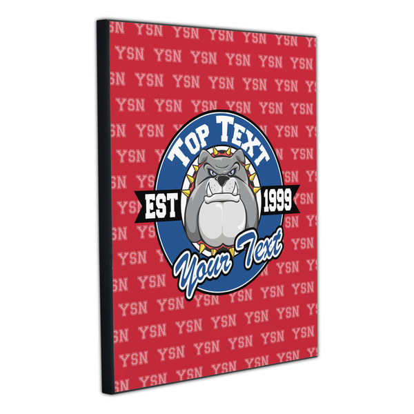 School Mascot 20x24 Wood Print - Angle View