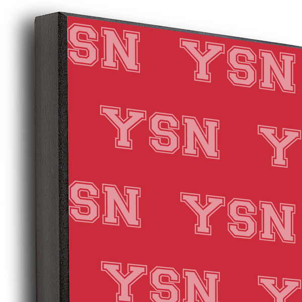 School Mascot 20x24 Wood Print - Closeup