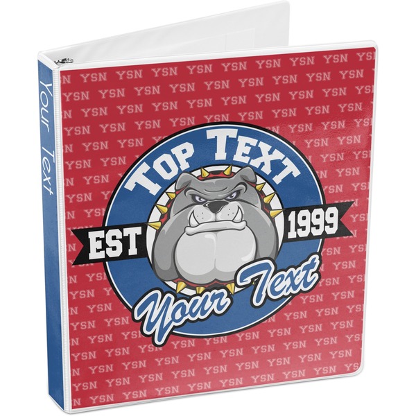 School Mascot 3-Ring Binder 3/4 - Main