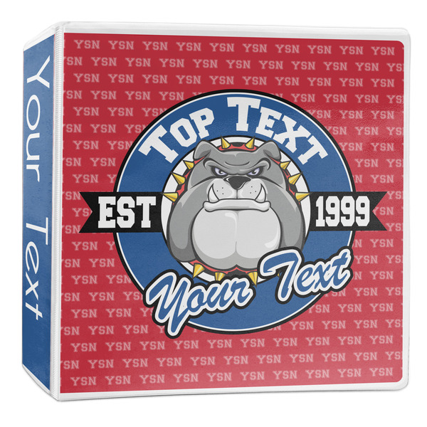 Custom School Mascot 3-Ring Binder - 2 inch (Personalized)