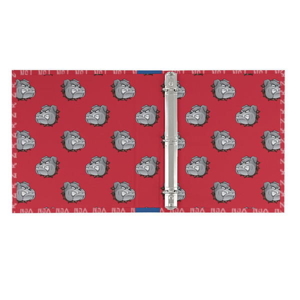 School Mascot 3 Ring Binders - Full Wrap - 1" - OPEN INSIDE