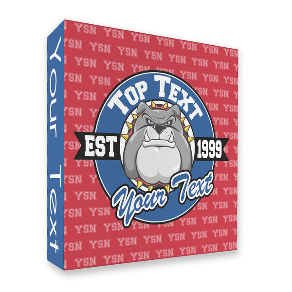 School Mascot 3 Ring Binders - Full Wrap - 2" - FRONT