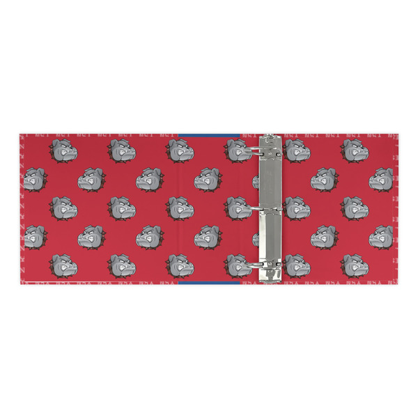 School Mascot 3 Ring Binders - Full Wrap - 3" - OPEN INSIDE