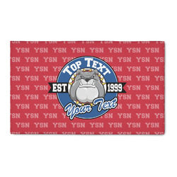 School Mascot 3' x 5' Patio Rug (Personalized)