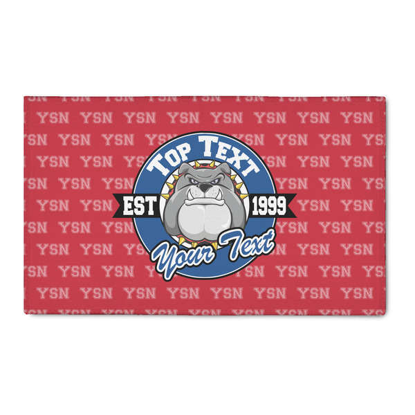 Custom School Mascot 3' x 5' Patio Rug (Personalized)