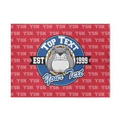 School Mascot 5' x 7' Patio Rug (Personalized)