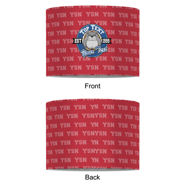 School Mascot 8" Drum Lampshade - APPROVAL (Fabric)