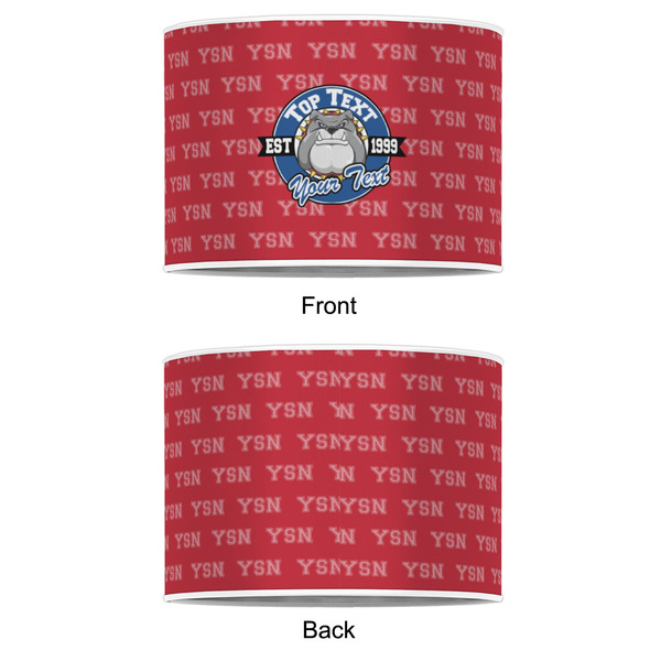 School Mascot 8" Drum Lampshade - APPROVAL (Poly Film)