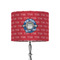 School Mascot 8" Drum Lamp Shade - Fabric (Personalized)