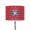 School Mascot 8" Drum Lampshade - ON STAND (Poly Film)