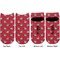 School Mascot Adult Ankle Socks - Double Pair - Front and Back - Apvl