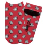 School Mascot Adult Ankle Socks (Personalized)