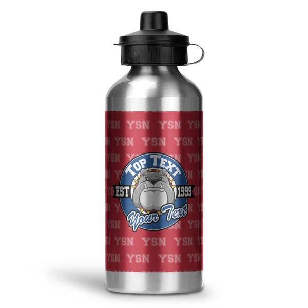Custom School Mascot Water Bottles - 20 oz - Aluminum (Personalized)