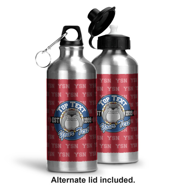 School Mascot Aluminum Water Bottle - Alternate lid options