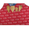 School Mascot Apron - Pocket Detail with Props