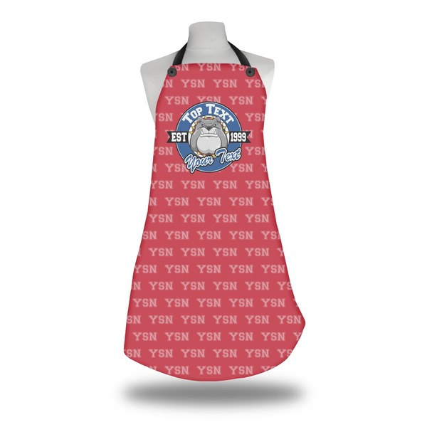 Custom School Mascot Apron w/ Name or Text