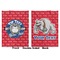 School Mascot Baby Blanket (Double Sided - Printed Front and Back)