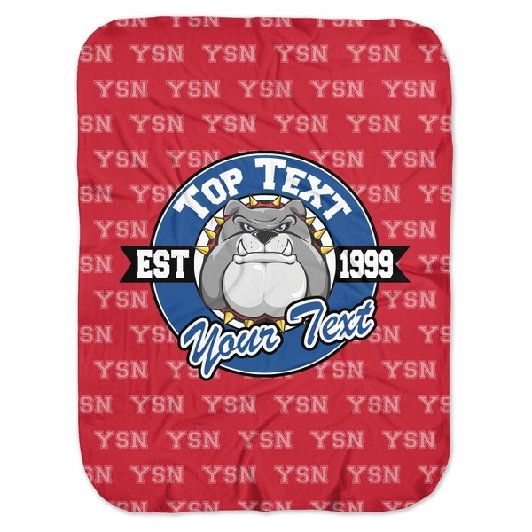 Custom School Mascot Baby Swaddling Blanket (Personalized)