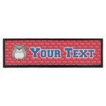 School Mascot Bar Mat - Large (Personalized)