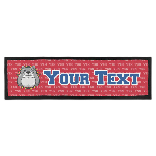 Custom School Mascot Bar Mat (Personalized)
