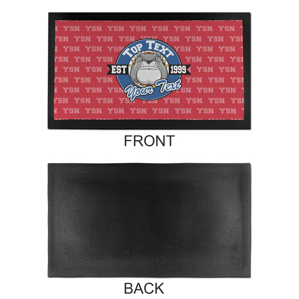 School Mascot Bar Mat - Small - APPROVAL