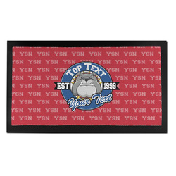 School Mascot Bar Mat - Small (Personalized)