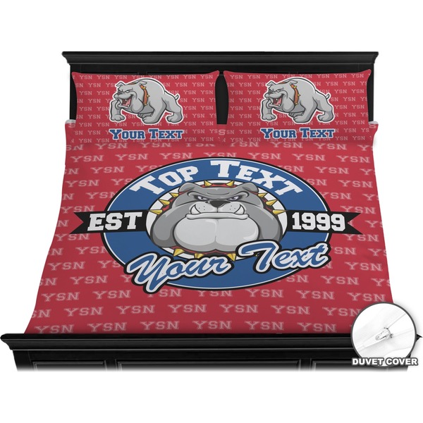 School Mascot Bedding Set (King) - Duvet