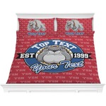 School Mascot Comforter Set - King (Personalized)