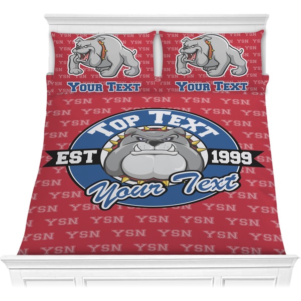 Custom School Mascot Comforters (Personalized)