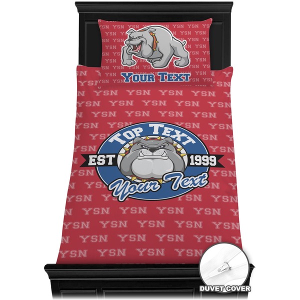 School Mascot Bedding Set (Twin) - Duvet