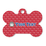 School Mascot Bone Shaped Dog ID Tag (Personalized)