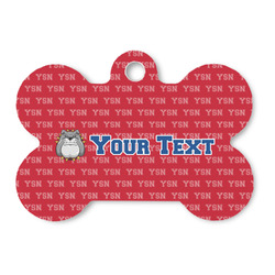 School Mascot Bone Shaped Dog ID Tag (Personalized)