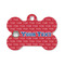 School Mascot Bone Shaped Dog ID Tag - Small (Personalized)