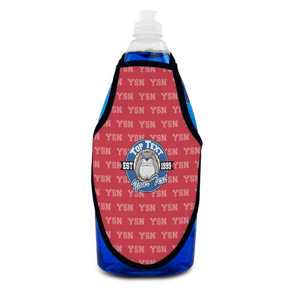 School Mascot Bottle Apron - Soap - FRONT