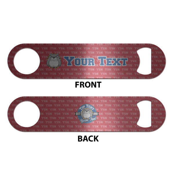 School Mascot Bottle Opener - Front & Back