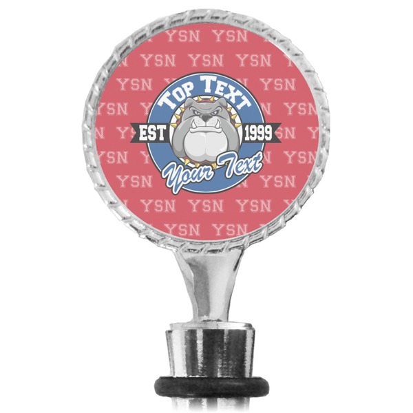 School Mascot Bottle Stopper Main View