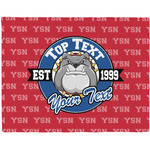 School Mascot Woven Fabric Placemat - Twill w/ Name or Text
