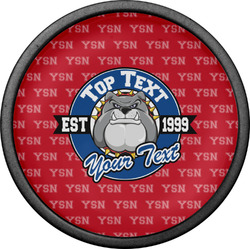 School Mascot Cabinet Knob (Black) (Personalized)