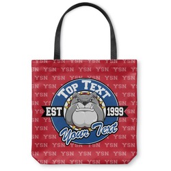 School Mascot Canvas Tote Bag (Personalized)