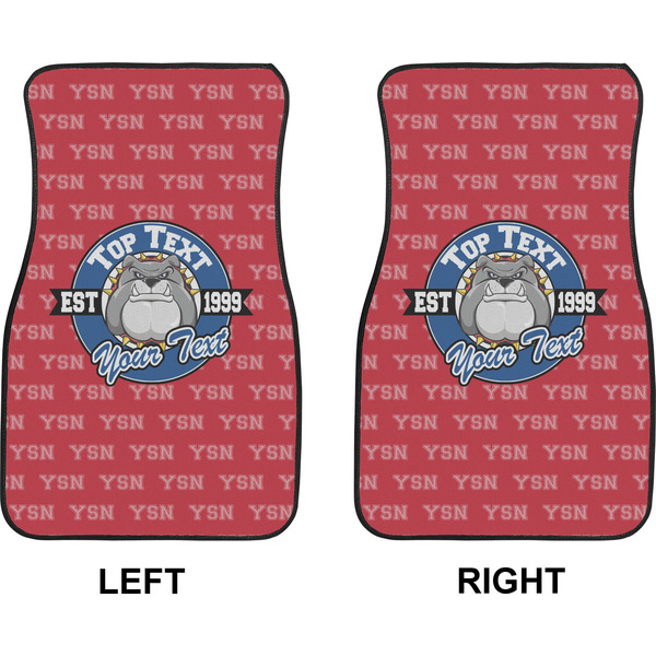 School Mascot Car Mat Front - Approval