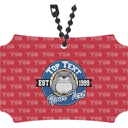 School Mascot Rear View Mirror Ornament (Personalized)