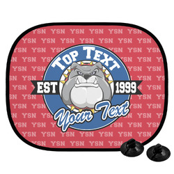 School Mascot Car Side Window Sun Shade (Personalized)