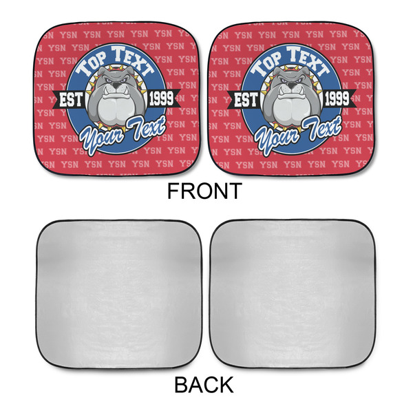 School Mascot Car Sun Shades - APPROVAL