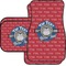 School Mascot Car Floor Mats Set - 2 Front & 2 Back (Personalized)