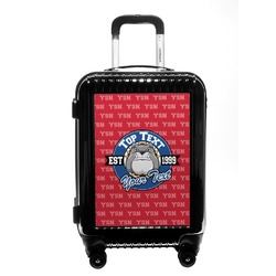School Mascot Carry On Hard Shell Suitcase (Personalized)