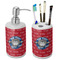 School Mascot Ceramic Bathroom Accessories Set (Personalized)