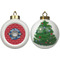 School Mascot Ceramic Christmas Ornament - X-Mas Tree (APPROVAL)
