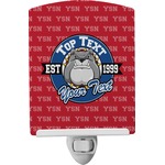 School Mascot Ceramic Night Light (Personalized)