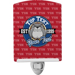 School Mascot Ceramic Night Light (Personalized)